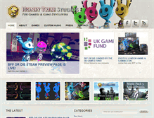 Tablet Screenshot of honeytribestudios.com